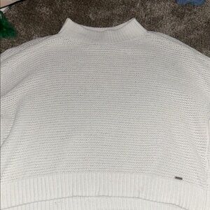 Hollister White Sweater size M